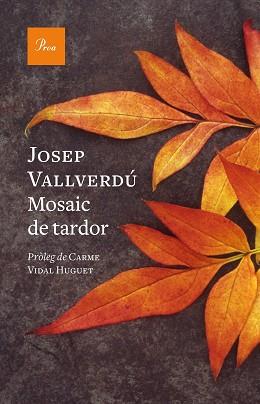 MOSAIC DE TARDOR | 9788419657244 | VALLVERDÚ AIXALÀ, JOSEP | Llibreria L'Illa - Llibreria Online de Mollet - Comprar llibres online