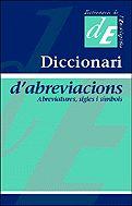 DICCIONARI D'ABREVIACIONS | 9788441207349 | Llibreria L'Illa - Llibreria Online de Mollet - Comprar llibres online