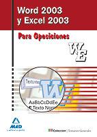 WORD2003 Y EXCEL2003 PARA OPOSICIONES | 9788466572392 | ROCHA FREIRE, IVAN | Llibreria L'Illa - Llibreria Online de Mollet - Comprar llibres online