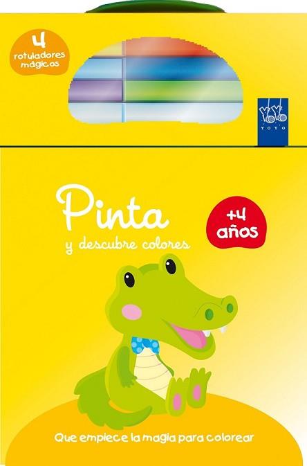 PINTA Y DESCUBRE COLORES +4. COCODRILO | 9788408134749 | YOYO | Llibreria L'Illa - Llibreria Online de Mollet - Comprar llibres online