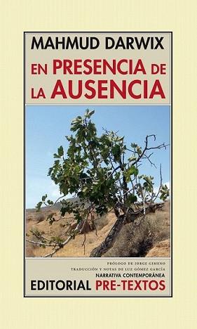 EN PRESENCIA DE LA AUSENCIA | 9788415297505 | DARWIX, MAHMUD | Llibreria L'Illa - Llibreria Online de Mollet - Comprar llibres online