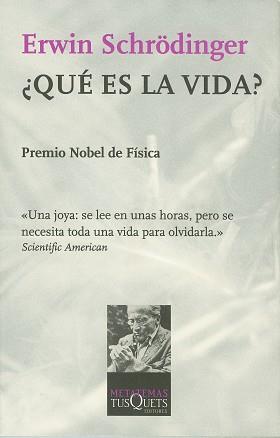 QUÉ ES LA VIDA? | 9788472236073 | Schroedinger, Erwin (E. Schr\dinger) | Llibreria L'Illa - Llibreria Online de Mollet - Comprar llibres online