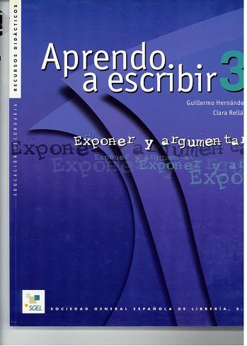 APRENDO A ESCRIBIR 3 | 9788471437709 | HERNANDEZ, GUILLERMO / RELLAN, CLARA | Llibreria L'Illa - Llibreria Online de Mollet - Comprar llibres online