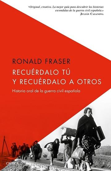 RECUÉRDALO TÚ Y RECUÉRDALO A OTROS | 9788498929089 | FRASER, RONALD | Llibreria L'Illa - Llibreria Online de Mollet - Comprar llibres online