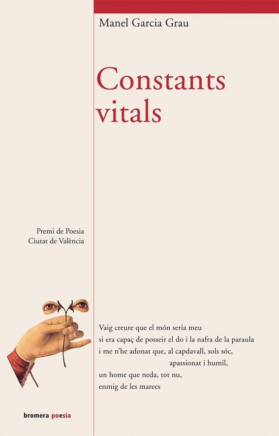 CONSTANTS VITALS | 9788498240931 | GARCIA GRAU, MANEL | Llibreria L'Illa - Llibreria Online de Mollet - Comprar llibres online