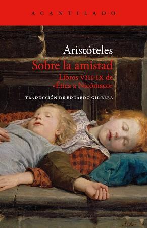 SOBRE LA AMISTAD | 9788419958457 | ARISTÓTELES | Llibreria L'Illa - Llibreria Online de Mollet - Comprar llibres online