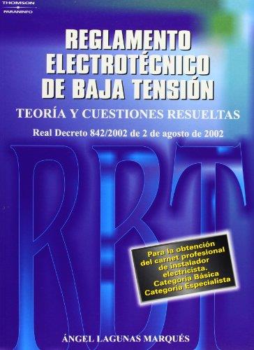 NUEVO REGLAMENTO ELECTROTECNICO DE BAJA TENSION | 9788428328500 | LAGUNAS MARQUES, ANGEL