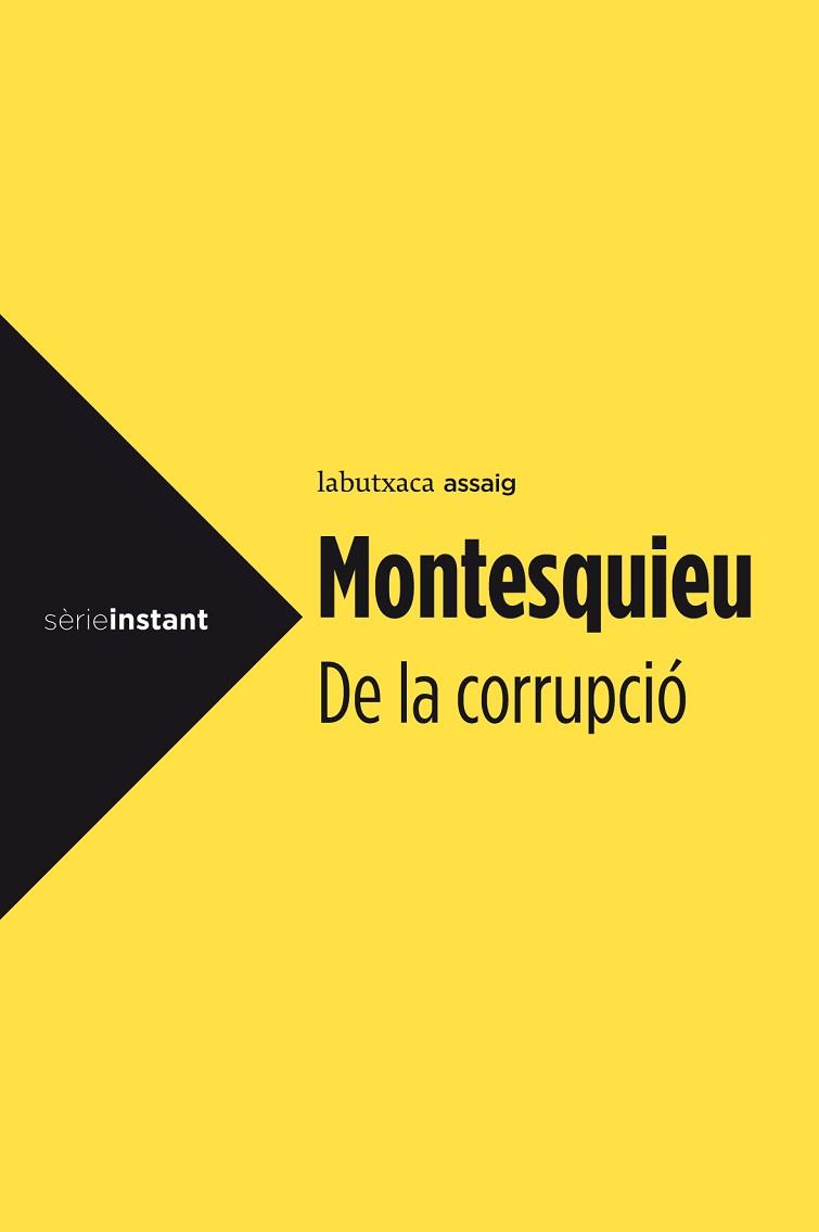 DE LA CORRUPCIÓ | 9788499306988 | MONTESQUIEU | Llibreria L'Illa - Llibreria Online de Mollet - Comprar llibres online