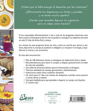 EAT ME RAW: PROGRAMA CRUDIVEGANO 21 DÍAS | 9788484455998 | ESTEVE DE MIGUEL, CARLOTA | Llibreria L'Illa - Llibreria Online de Mollet - Comprar llibres online