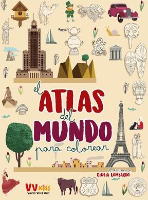 ATLAS DEL MUNDO PARA COLOREAR  | 9788468243702 | LOMBARDO, GIULIA | Llibreria L'Illa - Llibreria Online de Mollet - Comprar llibres online