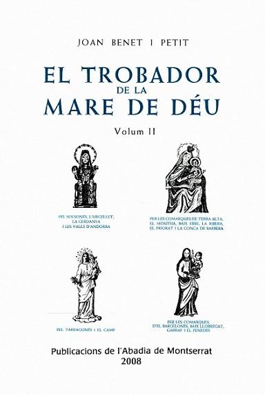 TROBADOR DE LA MARE DE DEU 2, EL | 9788498830330 | BENET I PETIT, JOAN | Llibreria L'Illa - Llibreria Online de Mollet - Comprar llibres online