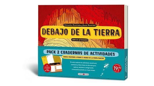PACK DE ACTIVIDADES. DEBAJO DE LA TIERRA, DEBAJO DEL AGUA | 9788410260153 | MIZIELINSKA, ALEKSANDRA/MIZIELINSKI, DANIEL