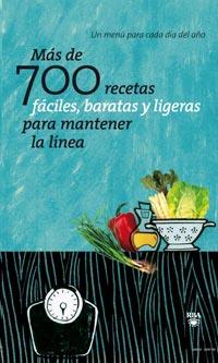 MAS DE 700 RECETAS FACILES SANAS Y BARATAS | 9788498678420 | AA.VV | Llibreria L'Illa - Llibreria Online de Mollet - Comprar llibres online