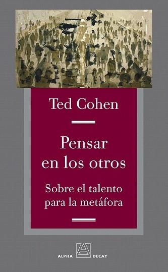 PENSAR EN LOS OTROS | 9788492837250 | COHEN, TED | Llibreria L'Illa - Llibreria Online de Mollet - Comprar llibres online