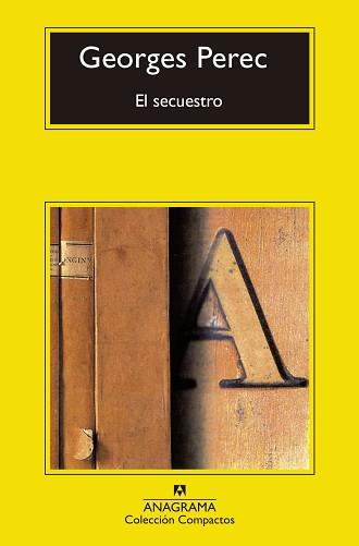 SECUESTRO, EL | 9788433960627 | PEREC, GEORGES | Llibreria L'Illa - Llibreria Online de Mollet - Comprar llibres online