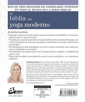BIBLIA DEL YOGA MODERNO, LA | 9788484456117 | BROWN, CHRISTINA | Llibreria L'Illa - Llibreria Online de Mollet - Comprar llibres online