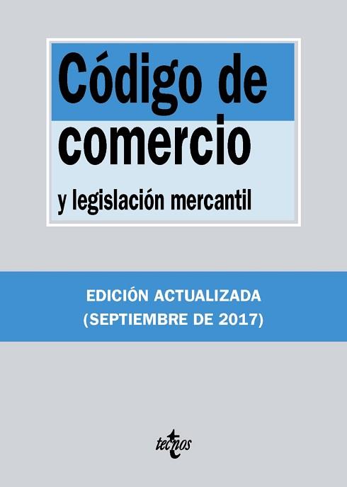 CÓDIGO DE COMERCIO | 9788430971800 | EDITORIAL TECNOS | Llibreria L'Illa - Llibreria Online de Mollet - Comprar llibres online