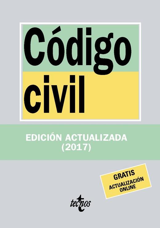 CÓDIGO CIVIL | 9788430971763 | EDITORIAL TECNOS | Llibreria L'Illa - Llibreria Online de Mollet - Comprar llibres online