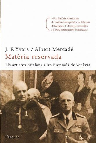 MATERIA RESERVADAQ | 9788466410205 | YVARS, J.F. / ALBET MERCADE | Llibreria L'Illa - Llibreria Online de Mollet - Comprar llibres online