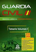 GUARDIA CIVIL TEMARIO I | 9788467655087 | MARTOS NAVARRO, FERNANDO | Llibreria L'Illa - Llibreria Online de Mollet - Comprar llibres online