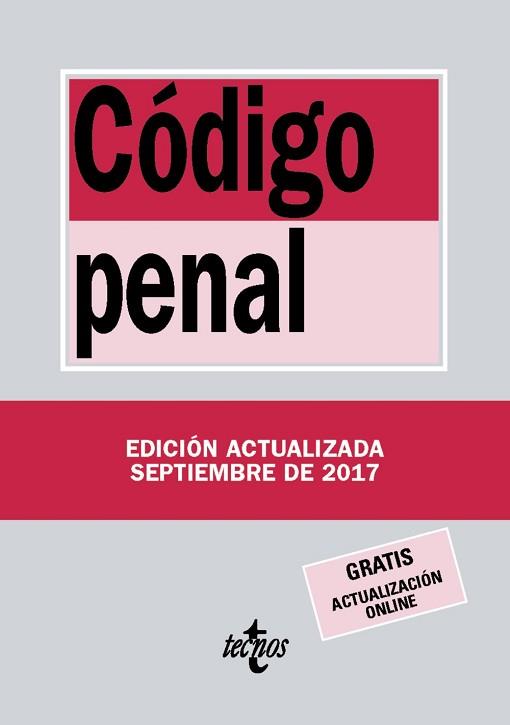 CÓDIGO PENAL | 9788430971770 | EDITORIAL TECNOS | Llibreria L'Illa - Llibreria Online de Mollet - Comprar llibres online