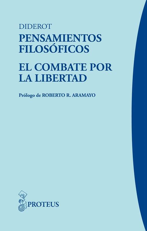 PENSAMIENTOS FILOSOFICOS / EL COMBATE POR LA LIBERTAD | 9788493699956 | DIDEROT