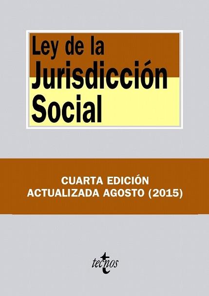 LEY DE LA JURISDICCIÓN SOCIAL | 9788430966714 | EDITORIAL TECNOS | Llibreria L'Illa - Llibreria Online de Mollet - Comprar llibres online