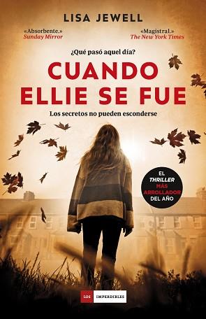 CUANDO ELLIE SE FUE | 9788418128660 | JEWELL, LISA | Llibreria L'Illa - Llibreria Online de Mollet - Comprar llibres online