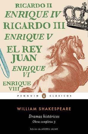 DRAMAS HISTÓRICOS (OBRA COMPLETA SHAKESPEARE 3) | 9788491051367 | SHAKESPEARE, WILLIAM | Llibreria L'Illa - Llibreria Online de Mollet - Comprar llibres online