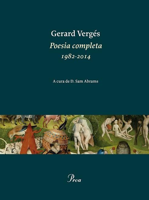 POESIA COMPLETA 1982-2014 | 9788475885926 | VERGES, GERARD | Llibreria L'Illa - Llibreria Online de Mollet - Comprar llibres online