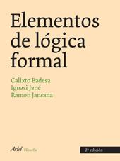 ELEMENTOS DE LOGICA FORMAL | 9788434487772 | C. BADESA / J. JANE / R. JANSANA | Llibreria L'Illa - Llibreria Online de Mollet - Comprar llibres online