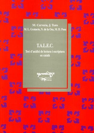 T.A.L.E.C. | 9788477740797 | CERVERA, M. | Llibreria L'Illa - Llibreria Online de Mollet - Comprar llibres online