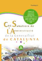 COS SUBALTERN DE L'ADMINISTRACIÓ DE LA GENERALITAT. TEMARI | 9788467603101 | EDITORIAL MAD/MARTOS NAVARRO, FERNANDO/LLEDOS MONSO, ELENA/ROIG CAÑADAS, ELIZABETH/MOLADA LOPEZ, DOL | Llibreria L'Illa - Llibreria Online de Mollet - Comprar llibres online