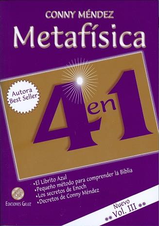 METAFISICA 4 EN 1. VOL. | 9789803690991 | CONNY MÉNDEZ | Llibreria L'Illa - Llibreria Online de Mollet - Comprar llibres online