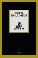 PASOS EN LA NIEVE | 9788483109571 | SILES, JAIME | Llibreria L'Illa - Llibreria Online de Mollet - Comprar llibres online