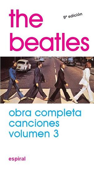 BEATLES.OBRA COMPLETA,CANCIONES VOL. 3 | 9788424506094 | Llibreria L'Illa - Llibreria Online de Mollet - Comprar llibres online