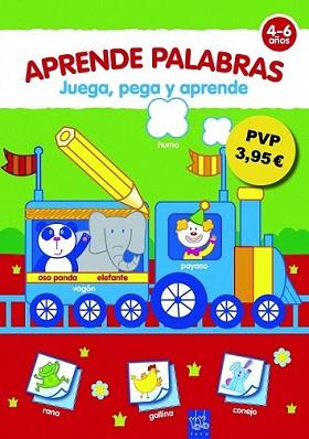 JUEGA PEGA Y APRENDE. APRENDE PALABRAS | 9788408108627 | YOYO | Llibreria L'Illa - Llibreria Online de Mollet - Comprar llibres online