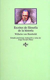 ESCRITOS DE FILOSOFIA DE LA HISTORIA | 9788430929870 | HUMBOLDT, WILHEM VON | Llibreria L'Illa - Llibreria Online de Mollet - Comprar llibres online