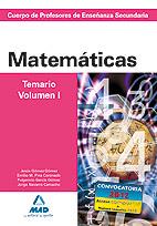 MATEMATICAS. CUERPO PROFESORES SECUNDARIA TEMARIO I | 9788466579292 | GARCIA LUCAS, ISABEL/GOMEZ GOMEZ, JESUS/NAVARRO CAMACHO, JORGE/GARCIA GOMEZ, FULGENCIO/PINA CORONADO | Llibreria L'Illa - Llibreria Online de Mollet - Comprar llibres online