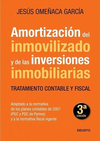 AMORTIZACION DEL INMOVILIZADO Y DE LAS INVERSIONES | 9788423427628 | OMEÑACA GARCIA, JESUS | Llibreria L'Illa - Llibreria Online de Mollet - Comprar llibres online