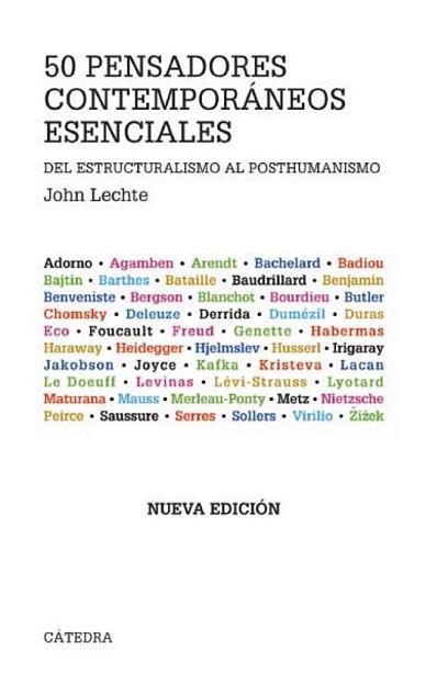 CINCUENTA PENSADORES CONTEMPORÁNEOS ESENCIALES | 9788437626970 | LECHTE, JOHN | Llibreria L'Illa - Llibreria Online de Mollet - Comprar llibres online