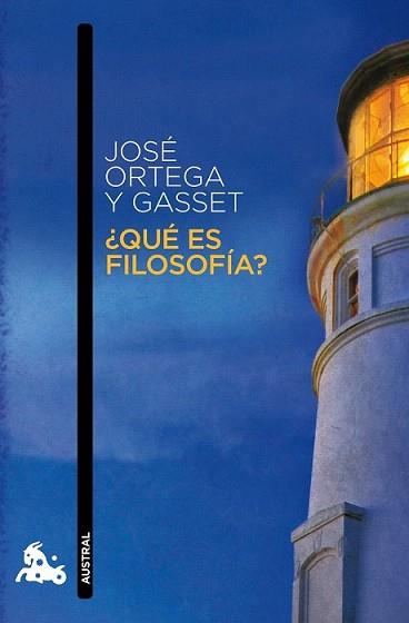 QUE ES FILOSOFIA? | 9788467006889 | ORTEGA Y GASSET, JOSE | Llibreria L'Illa - Llibreria Online de Mollet - Comprar llibres online