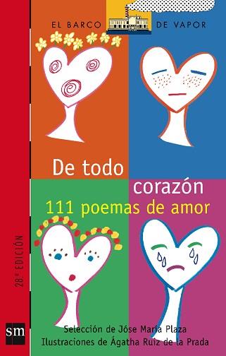 DE TODO CORAZON 111 POEMAS DE AMOR | 9788434867338 | PLAZA/RUIZ DE LA PRADA | Llibreria L'Illa - Llibreria Online de Mollet - Comprar llibres online