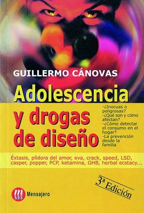 ADOLESCENCIA Y DROGAS DE DISEÑO | 9788427120686 | CANOVAS, GUILLERMO | Llibreria L'Illa - Llibreria Online de Mollet - Comprar llibres online