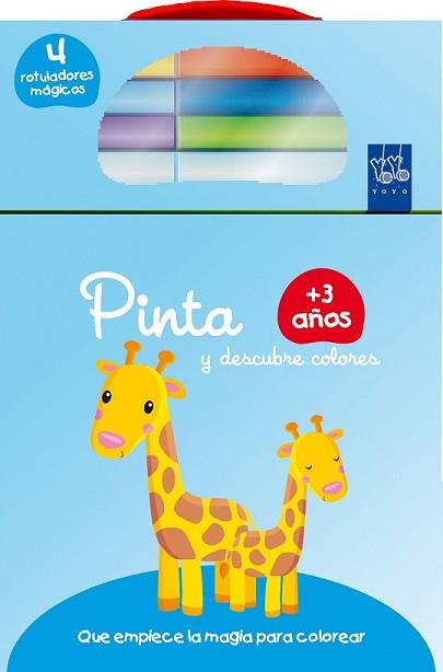 PINTA Y DESCUBRE COLORES +3. JIRAFA | 9788408134718 | YOYO | Llibreria L'Illa - Llibreria Online de Mollet - Comprar llibres online