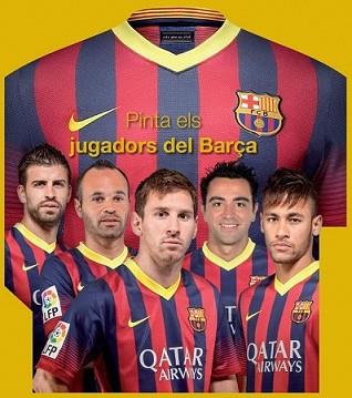 PINTA ELS JUGADORS DEL BARÇA! | 9788490572573 | ANDRÉS MARIANI/BATEC, S. L. PRODUCCIONES | Llibreria L'Illa - Llibreria Online de Mollet - Comprar llibres online