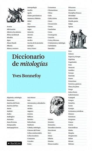 DICCIONARIO DE MITOLOGIAS | 9788408092681 | BONNEFOY, YVES | Llibreria L'Illa - Llibreria Online de Mollet - Comprar llibres online