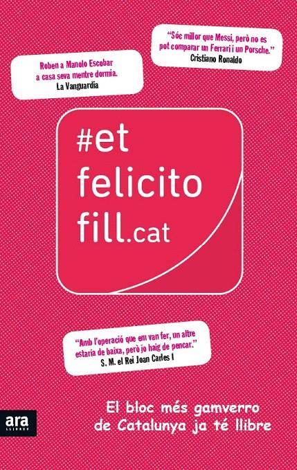 ET FELICITO FILL | 9788415224327 | DAVID ALANDI Y MIQUEL CAIMARY | Llibreria L'Illa - Llibreria Online de Mollet - Comprar llibres online