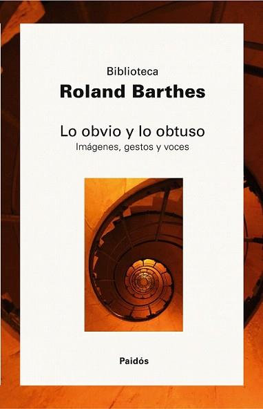 LO OBVIO Y LO OBTUSO | 9788449322327 | BARTHES, ROLAND | Llibreria L'Illa - Llibreria Online de Mollet - Comprar llibres online