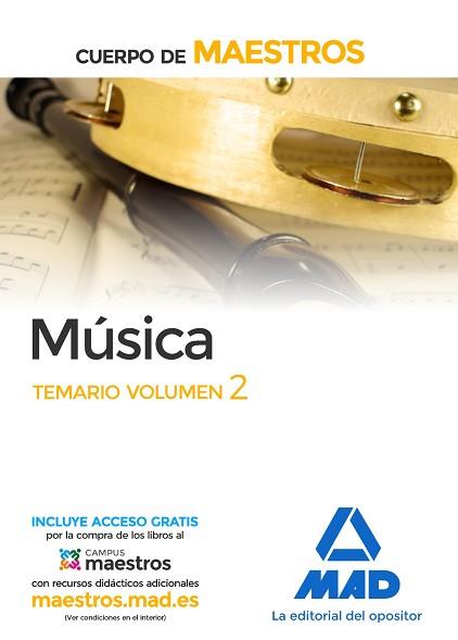 CUERPO DE MAESTROS MÚSICA. VOL. 2, TEMARIO | 9788414203514 | AA.VV. | Llibreria L'Illa - Llibreria Online de Mollet - Comprar llibres online